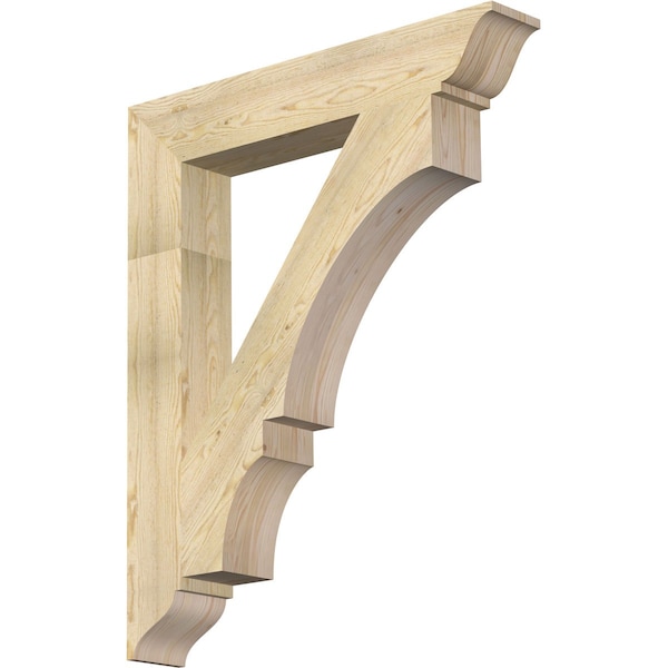 Ekena Millwork Balboa Traditional Rough Sawn Bracket, Douglas Fir, 6"W x 38"D x 46"H BKT06X38X46BOA01RDF - main